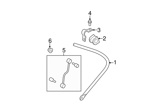 Stabilizer Bar & Components for 2015 Ford F-350 Super Duty #0