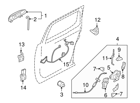 Electrical/Front Door for 2008 Ford Explorer Sport Trac #2