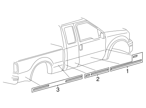 F-350 Super Duty STRIPE TAPE 2