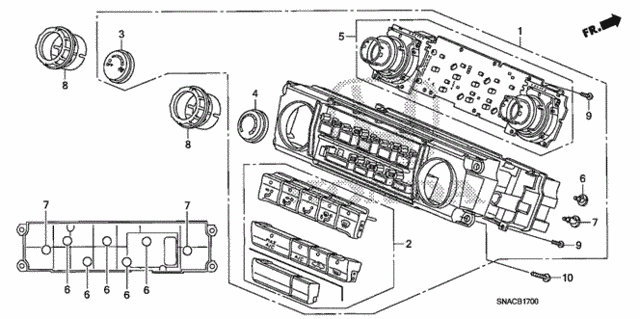 Heater Control for 2011 Honda Civic #0