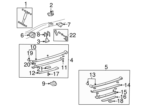 REAR SUSPENSION/REAR SUSPENSION for 2004 Toyota Tacoma #1