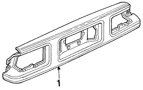 Grand Am EXTERIOR TRIM - REAR BODY