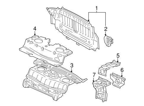 BODY/REAR BODY for 2003 Toyota Solara #1
