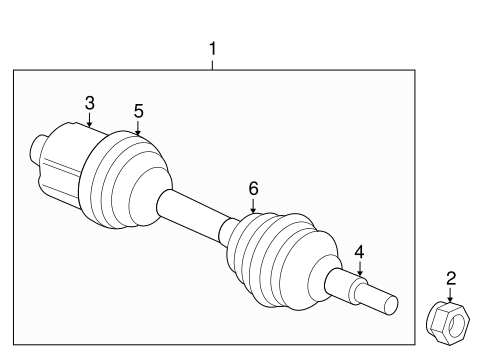 Drive Axles for 2012 GMC Terrain #0