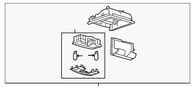 7A1Z-78519A70-AA Деталь OVERHEAD CONSOLE