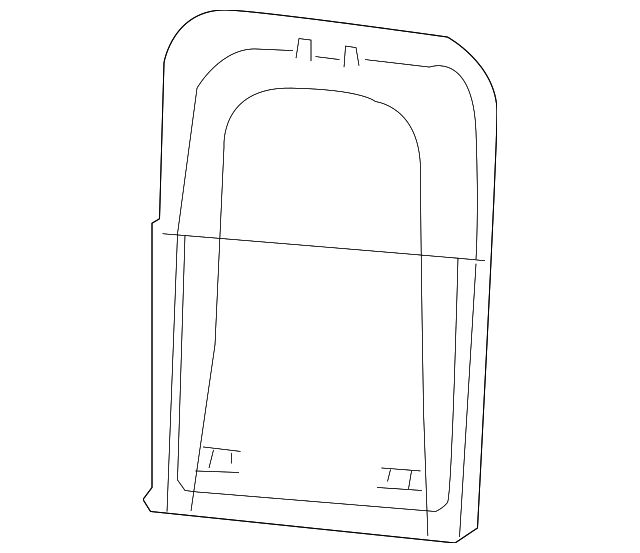 4W4Z-5460762-ABC Деталь REAR TRIM PANEL, RIGHT
