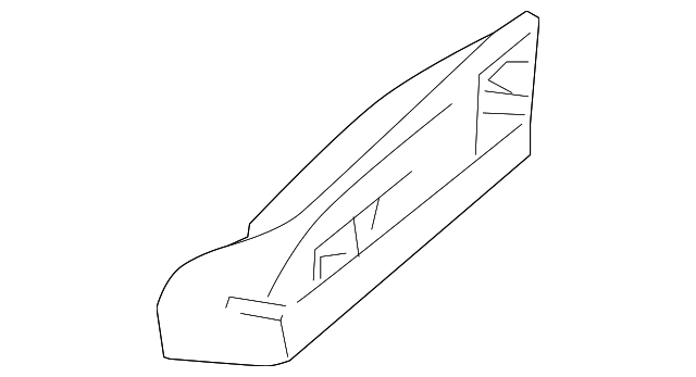 3W4Z5462186AAA Деталь SIDE SHIELD, RIGHT