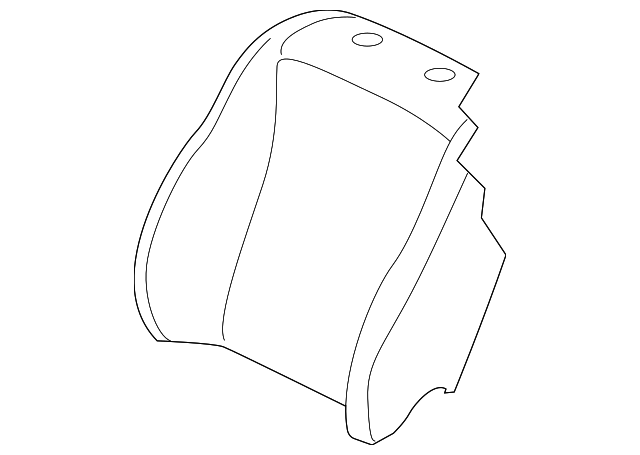 C2D25419YNA Деталь SEAT BACK COVER, LEFT