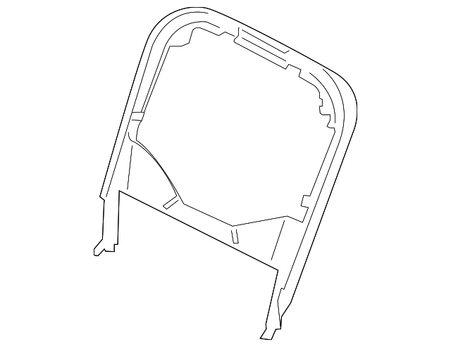 C2D4722 Деталь BACK PANEL TRIM, RIGHT