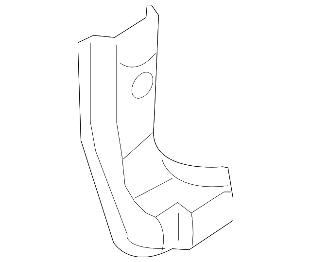 12832538 Деталь LOWER REINF, LEFT
