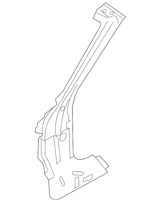 12832529 Деталь HINGE PILLAR, RIGHT