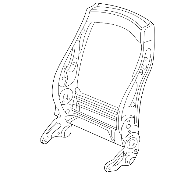 9134703 SEAT BACK FRAME, RIGHT