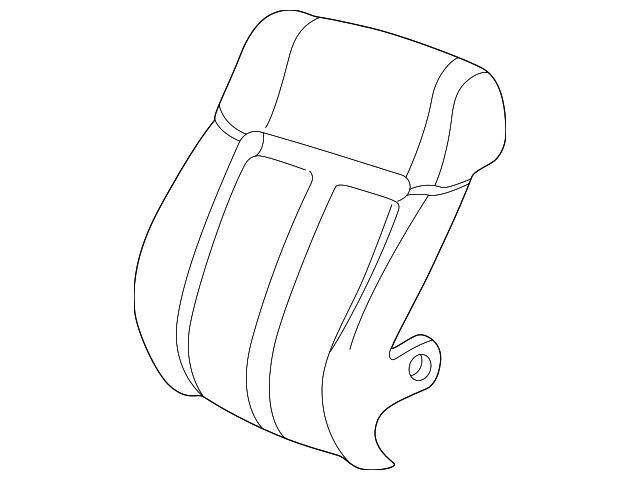 24402915 SEAT BACK PAD, RIGHT