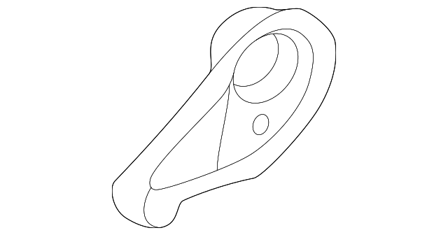 90595248 RECLINE COVER, LEFT