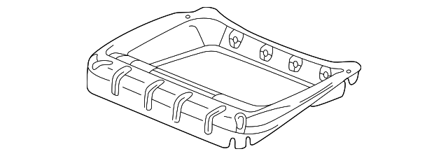 90585040 SEAT FRAME, RIGHT