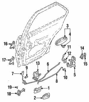 Handle, Inside Cover Handle, Inside Cover