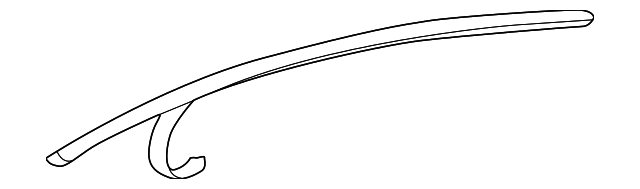 4F4Z-5451728-BA Деталь ROOF MOLDING, RIGHT