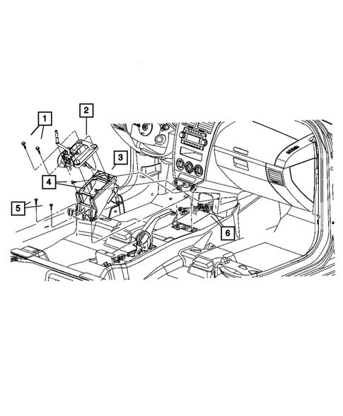 Gearshift Controls and Related Parts for 2011 Dodge Caliber #0