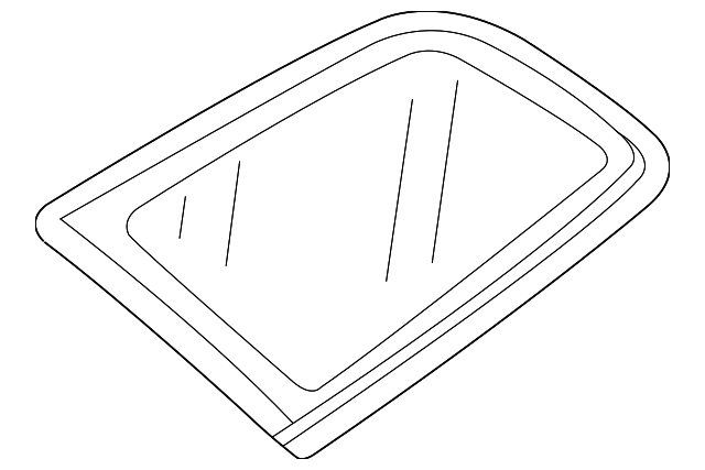30899671 Деталь QTR GLASS, LEFT