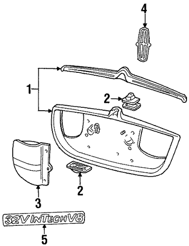 Continental BACKUP & LICENSE LAMPS