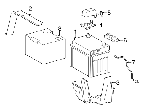 ELECTRICAL/BATTERY for 2016 Toyota Highlander #2