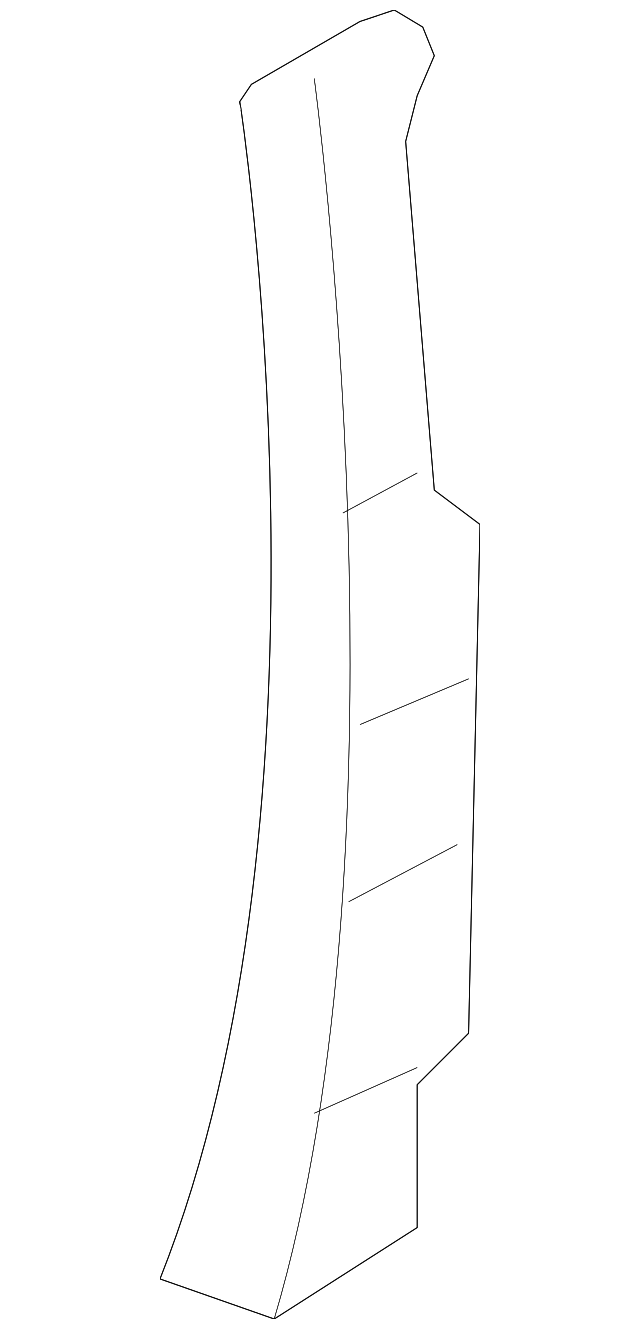 YS4Z-7424301-SA Деталь INNER PILLAR, LEFT