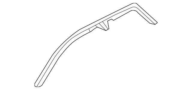 YS4Z7451822AB Деталь DRIP MOLDING, RIGHT