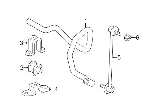 FRONT SUSPENSION/STABILIZER BAR & COMPONENTS for 2016 Toyota Sienna #2