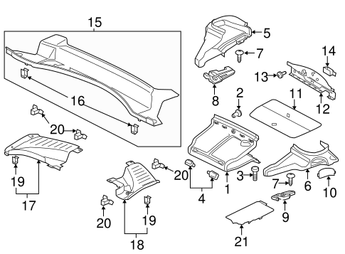 F-Type INTERIOR TRIM - REAR BODY 4