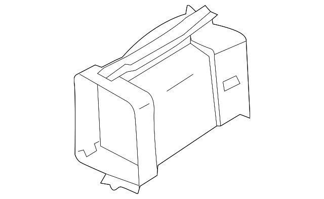 AH6Z-18C433-A Деталь LOUVER EXTENSION, RIGHT
