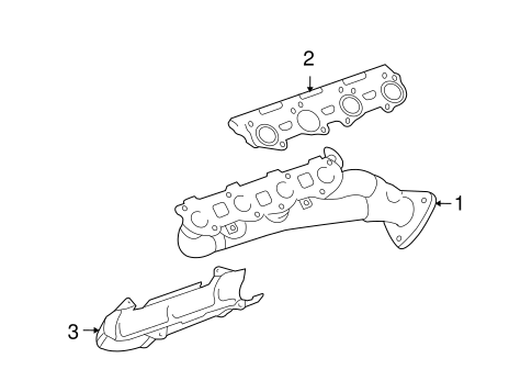 EXHAUST SYSTEM/EXHAUST MANIFOLD for 2007 Toyota Tundra #1