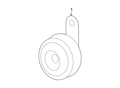 ELECTRICAL/HORN for 2009 Toyota Corolla #1