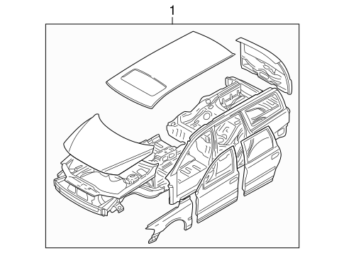 XC70 BODY SHELL