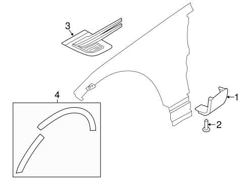 Range Rover Sport EXTERIOR TRIM - FENDER