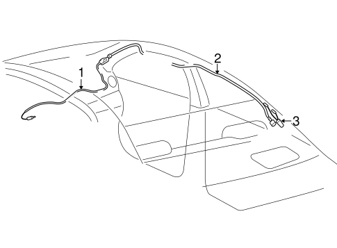 ELECTRICAL/ANTENNA & RADIO for 2008 Toyota Yaris #1