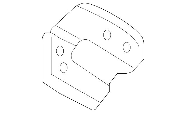 32009379 Деталь FRONT SENSOR PLATE, LEFT