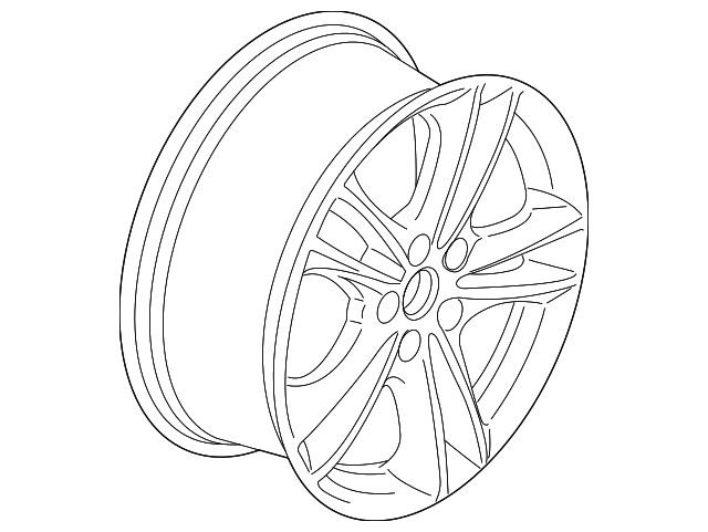 DS7Z-1007-Q Деталь WHEEL, ALLOY