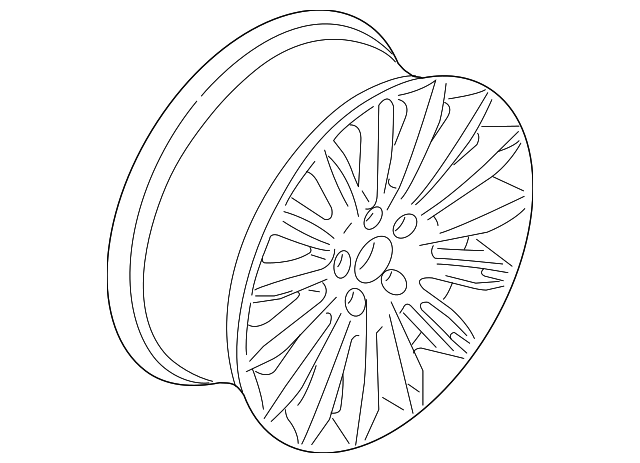 DS7Z-1007-G Деталь WHEEL, ALLOY