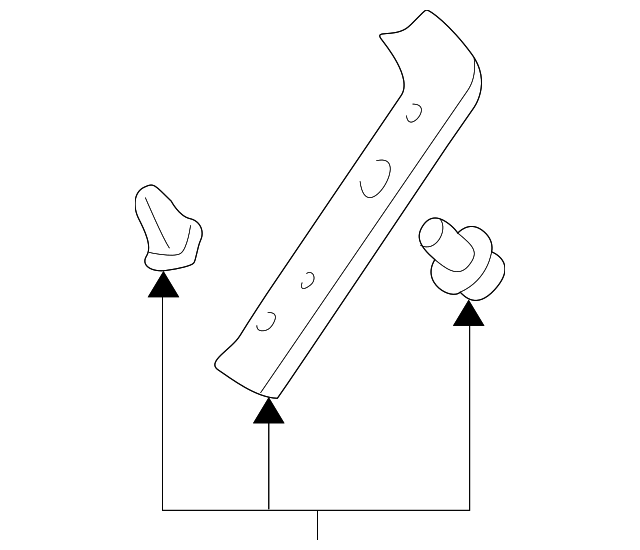 YS4Z7442906CAB Деталь SIDE TRIM, RIGHT
