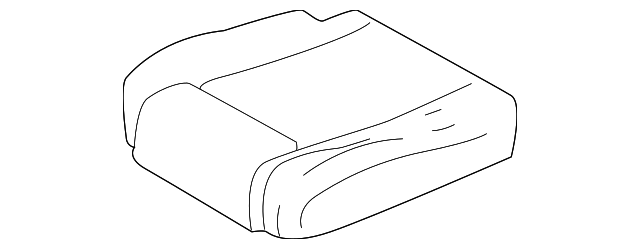 XU211J3AA Деталь CUSHION COVER, LEFT