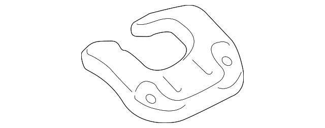 BE8Z-54045F38-A Деталь REINF BEAM BRACKET, RIGHT