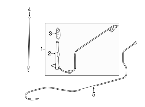 ELECTRICAL/ANTENNA & RADIO for 2007 Toyota Sienna #1