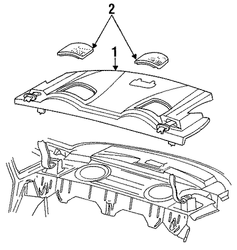 Taurus INTERIOR TRIM - REAR BODY 2