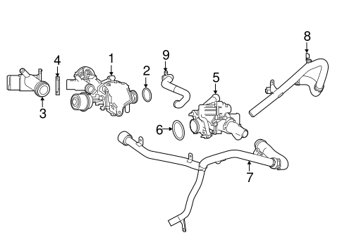 Thermostat & Housing for 2018 Infiniti QX30 #0