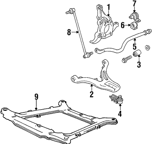850 SUSPENSION COMPONENTS