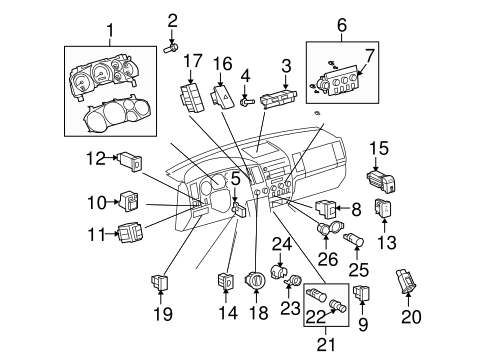 ELECTRICAL/SWITCHES for 2014 Toyota Sequoia #3