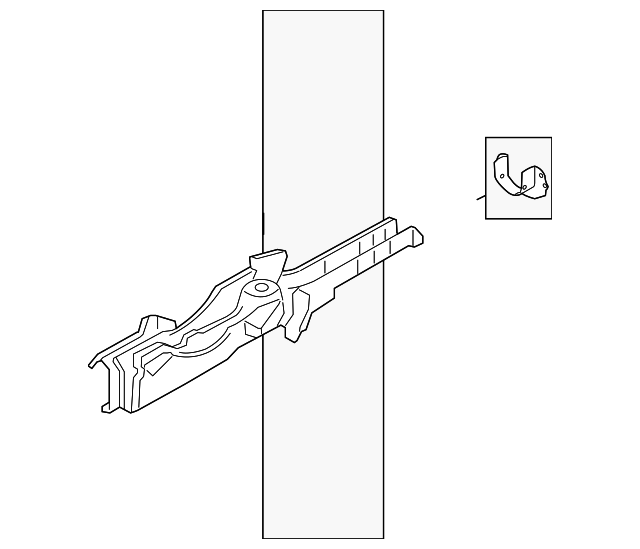 AR3Z-6310456-A Деталь RAIL ASSY, RIGHT