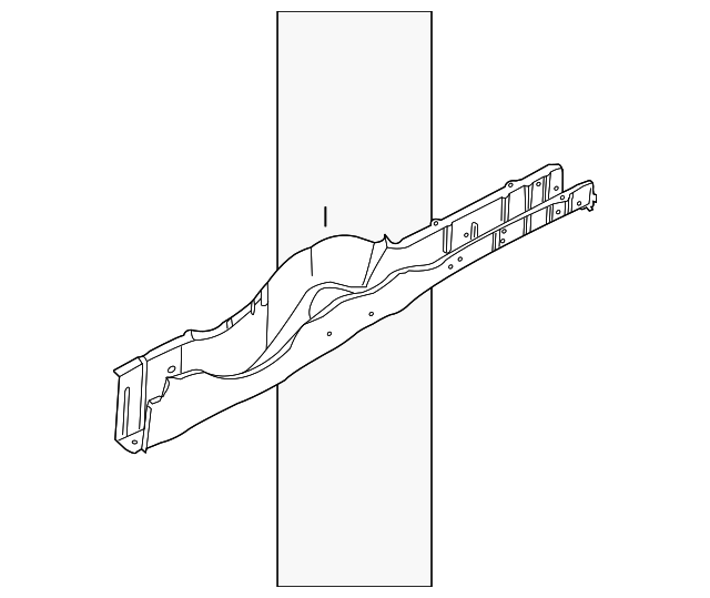 9R3Z-6310456-A Деталь RAIL SECTION, RIGHT