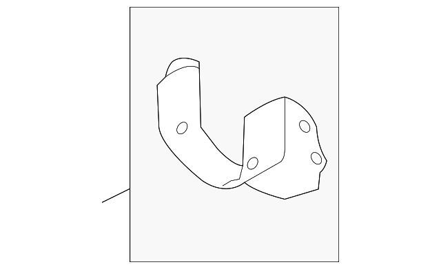 7R3Z-17A750-A Деталь BUMPER BRACKET, RIGHT