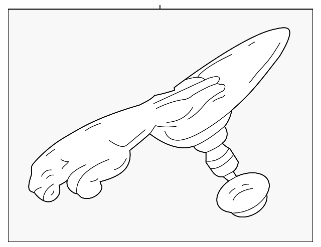 HNA6350BD Деталь HOOD ORNAMENT